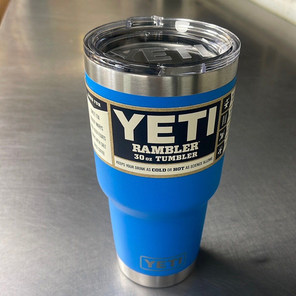 Brand new yeti Tahoe blue very rare color.